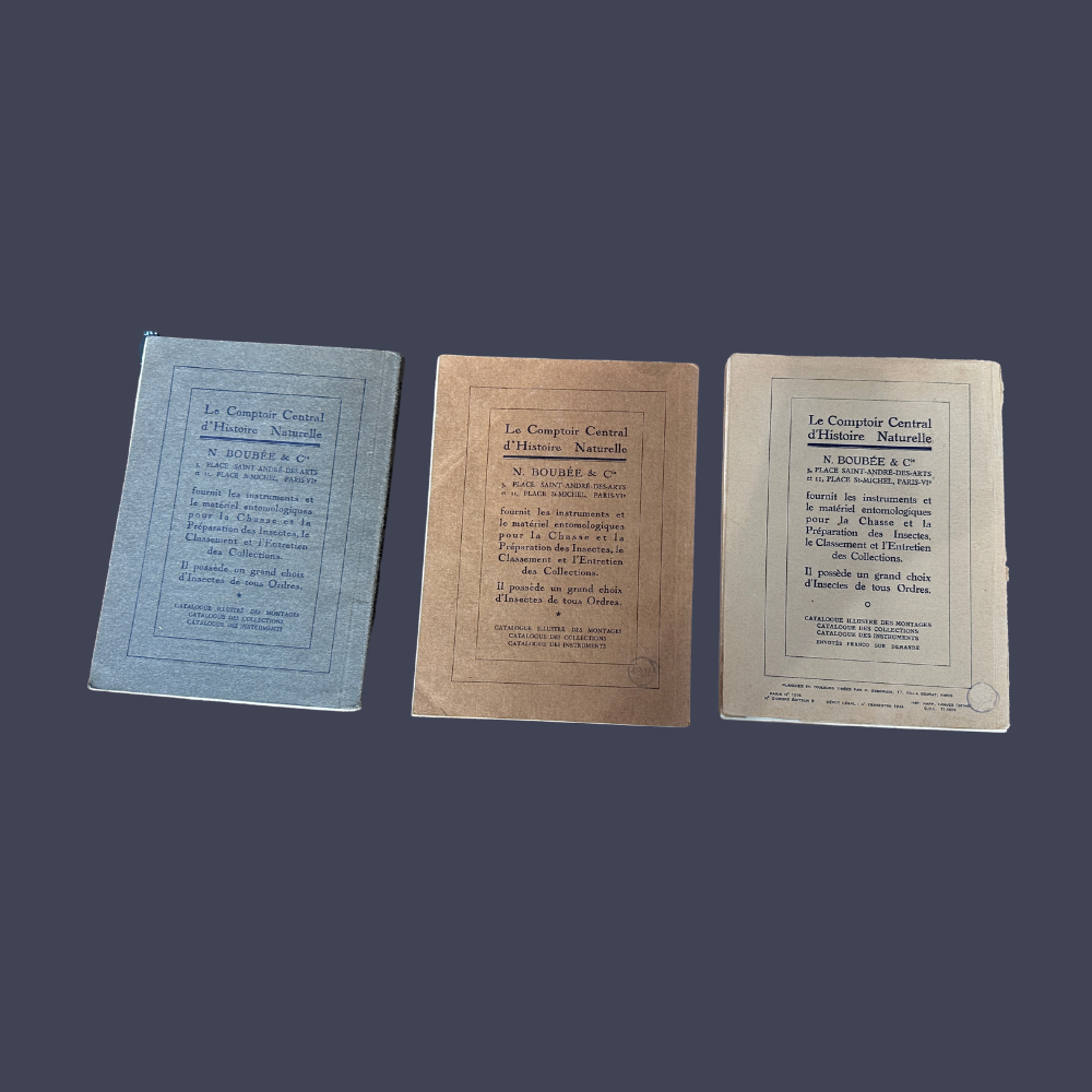 Atlas des Lépidoptères de France – Lot de 3 ouvrages anciens – 1944-1949