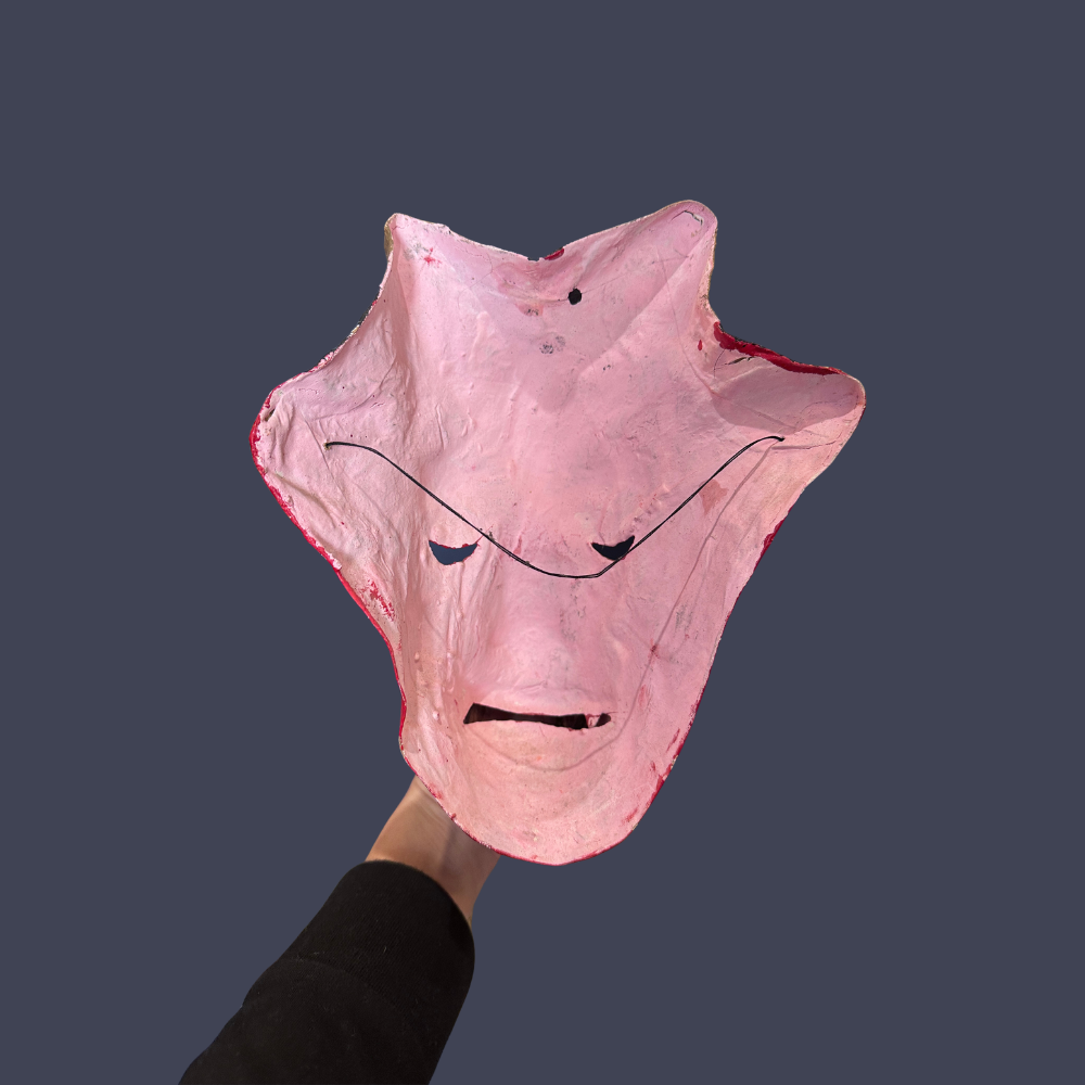 Masque Diable Mexicain en Papier Mâché — Cartonería Artisanale